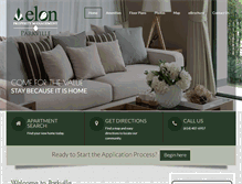 Tablet Screenshot of parkvillebyelon.com